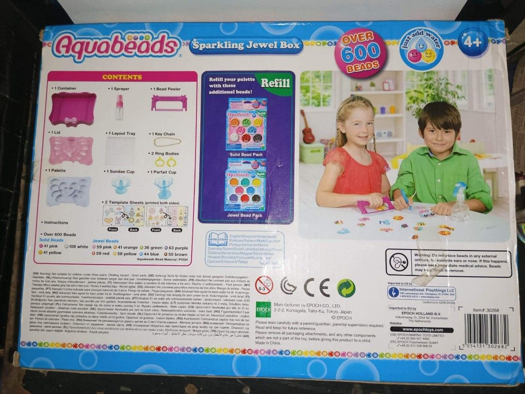 SEALED EPOCH AQUABEADS ORIGINAL (Category: Craft Supplies & Tools) located in Paranaque City. Submitted by jeyamontan96224 (Listing ID 1210281560, Image 3). Description: brand new unopened no flaws sealed wysiwyg complete set available shopee checkout cod for shipping only.