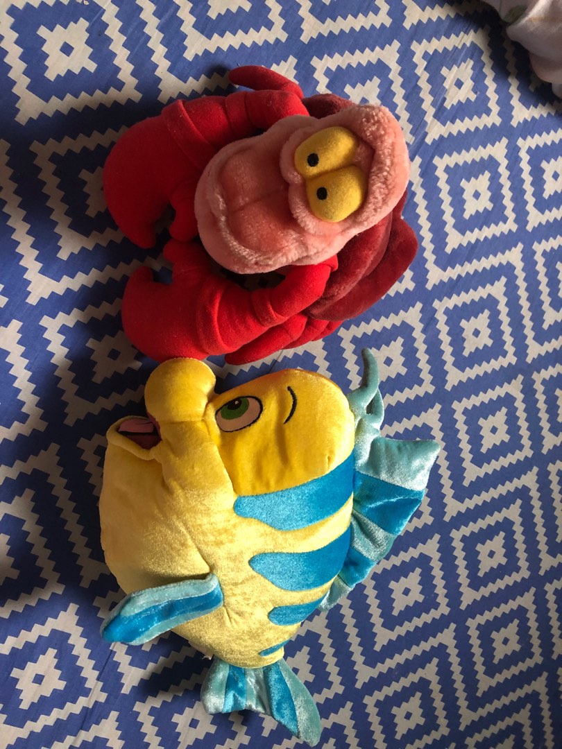 Sebastian and flounder bundle, Hobbies & Toys, Toys & Games on Carousell