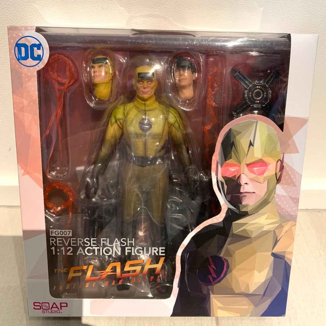 Soap studio 1/12 DC Reverse Flash 閃電俠 全新 shf 比例, 興趣及遊戲, 玩具 & 遊戲類