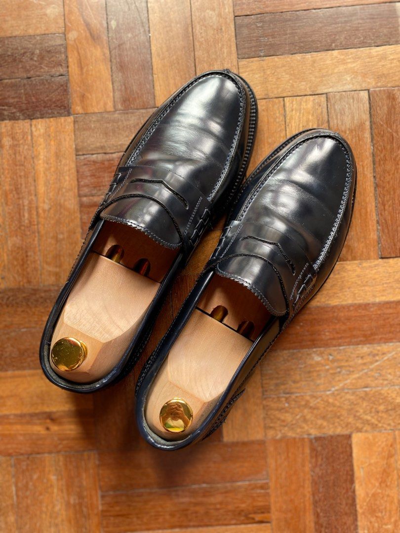 Spada Roma Black Penny Loafers EU 43 Men s Fashion Footwear