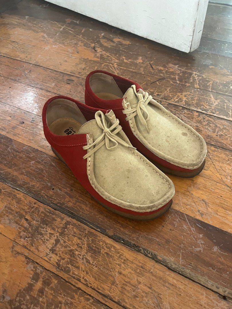 Two tone clark wallabees sale