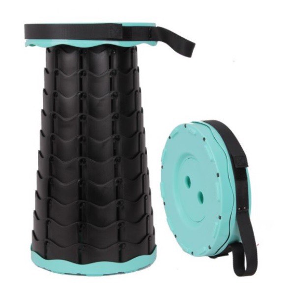 Portable Folding Stool - Telescopic Chair For Camping, Fishing & Outdoor Use