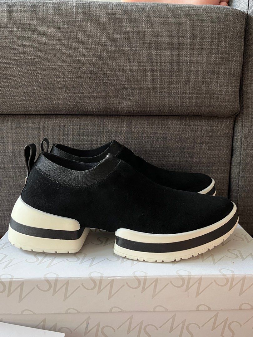 Super sale Stuart Weitzman suede sneaker Luxury Sneakers Footwear on Carousell