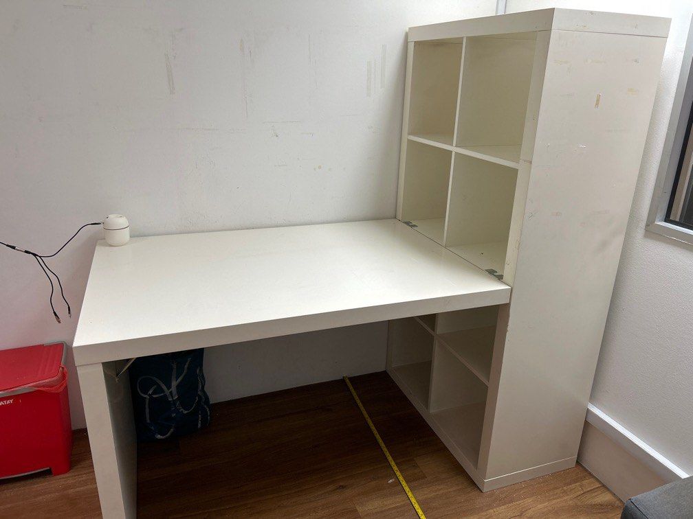 Study table and shelf, Furniture & Home Living, Furniture, Tables