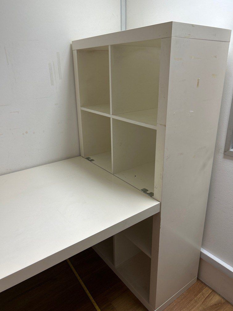 Study table and shelf, Furniture & Home Living, Furniture, Tables