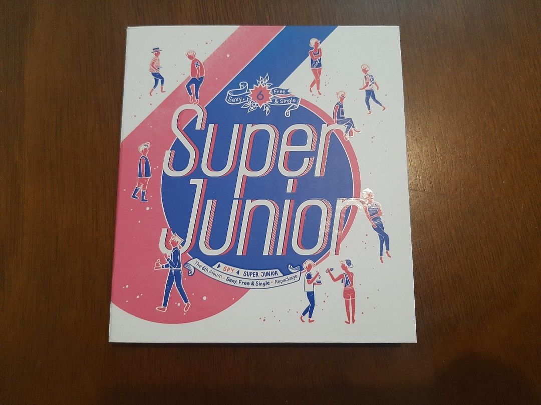 SUPER JUNIOR SPY 6th Sexy, Free & Single Repackage (Category: CDs & DVDs) located in Quezon City. Submitted by fallout_oy (Listing ID 1210401674, Image 1). Description: Unsealed but never played Stored since purchase Includes CD and Photobooklet Check profile for other SUJU albums. Take all 6 albums for 1,000 only!.