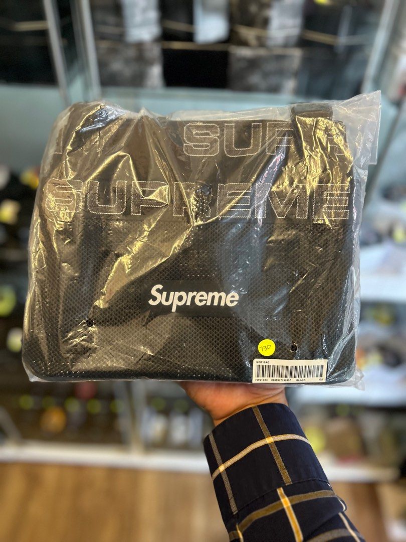 Supreme Side Bag FW21 Black (New), Men's Fashion, Bags, Sling Bags on