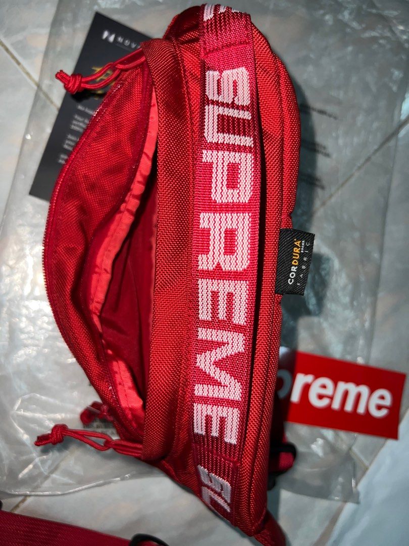 Supreme Waist Bag (SS18) Red  Bags, Waist bag, Celebrity bags