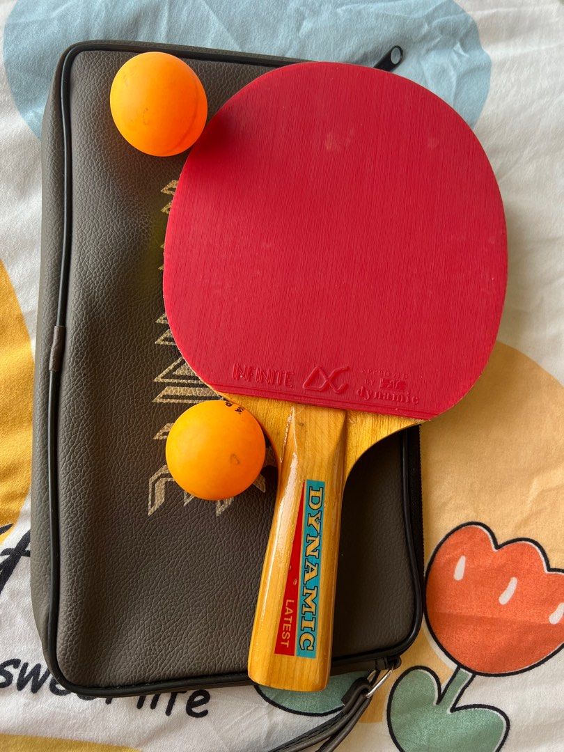 Table Tennis Racket, Sports Equipment, Sports & Games, Racket & Ball