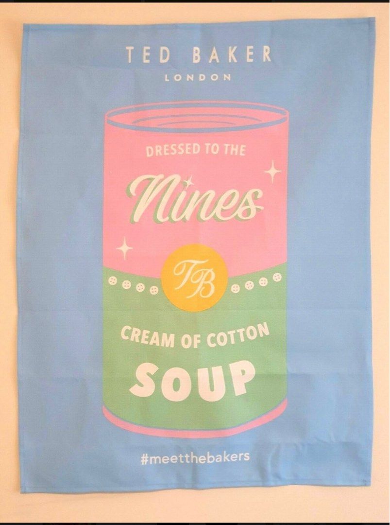 Ted Baker Cream of Cotton Soup Tea Towel Furniture Home Living Kitchenware Tableware Towels Napkins Holders on Carousell