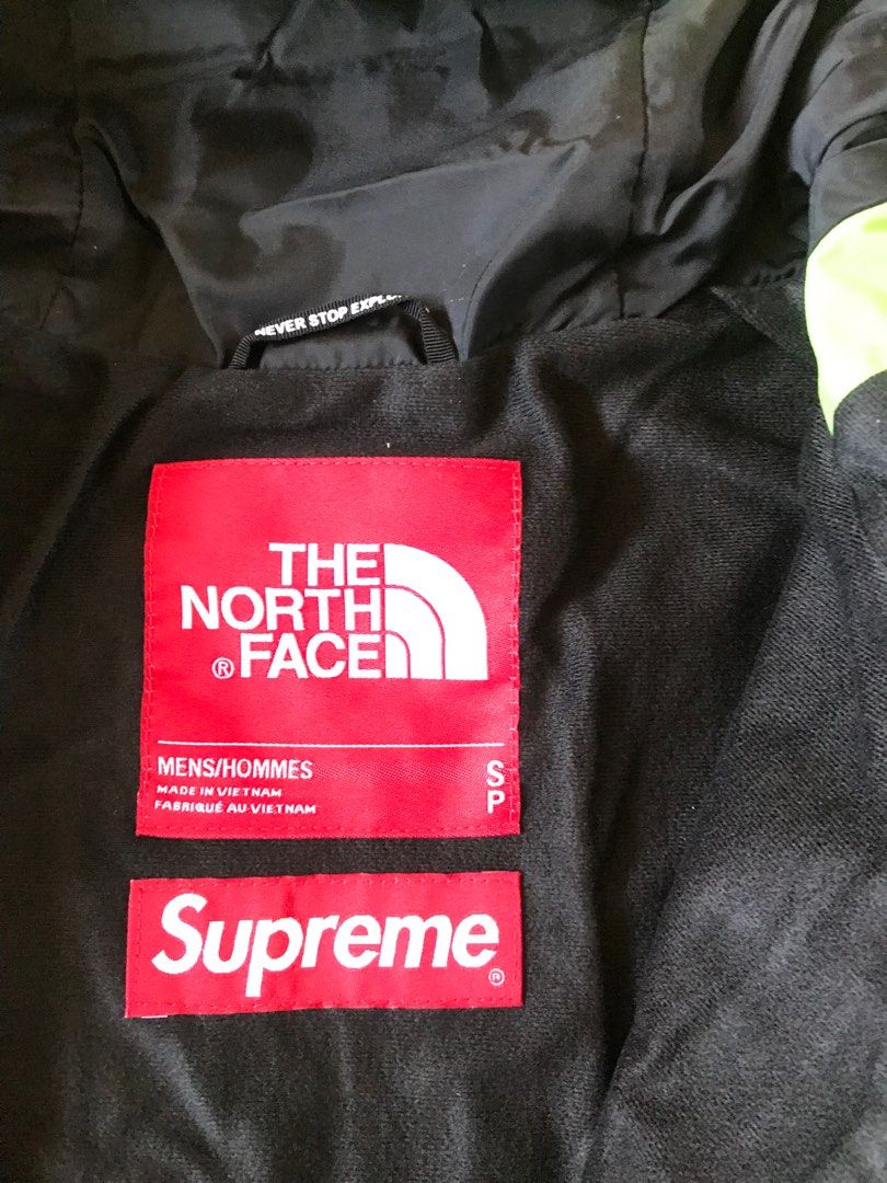 The north face x supreme fake sale