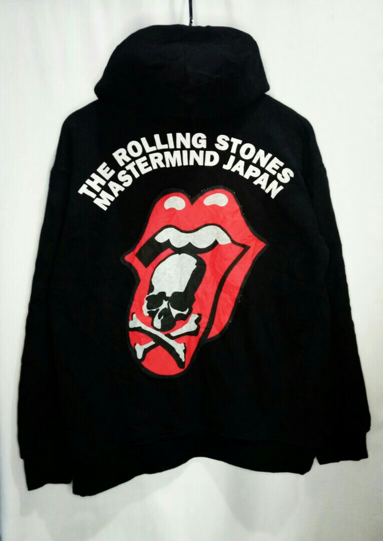 The Rolling Stones x Mastermind Hoodie Jacket, Men's Fashion, Coats ...
