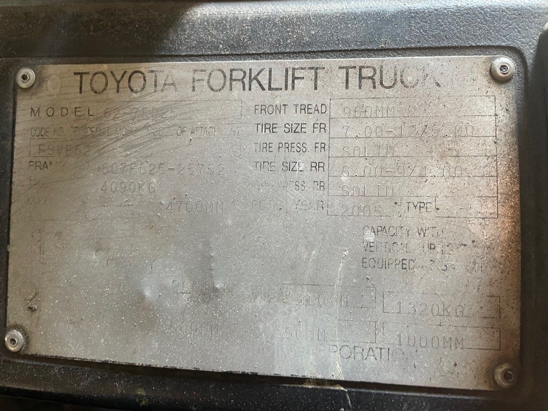 Toyota 7fd25, Everything Else on Carousell