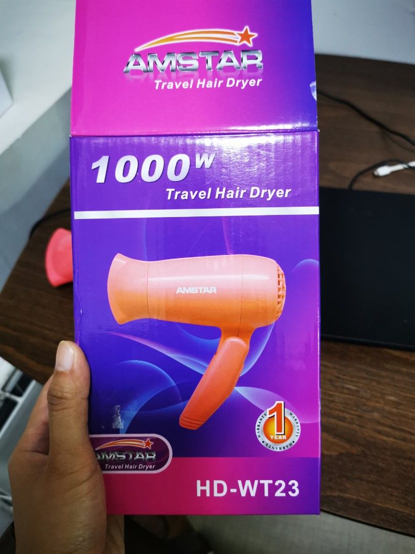 Travel Hair Dryer, Beauty & Personal Care, Hair on Carousell