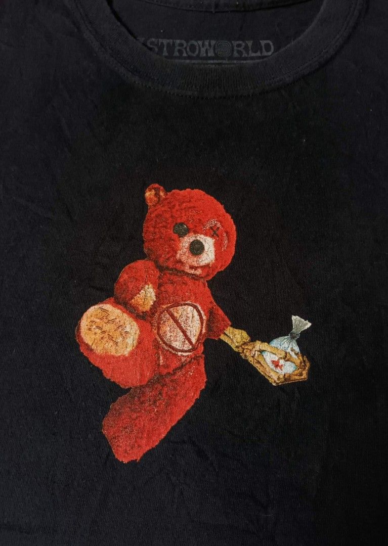 Travis scott teddy bear outlet hoodie