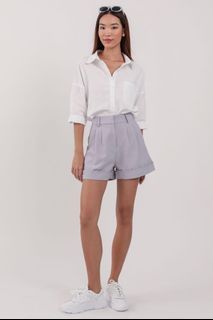 TTR Brook Tailored Shorts in Lavender
