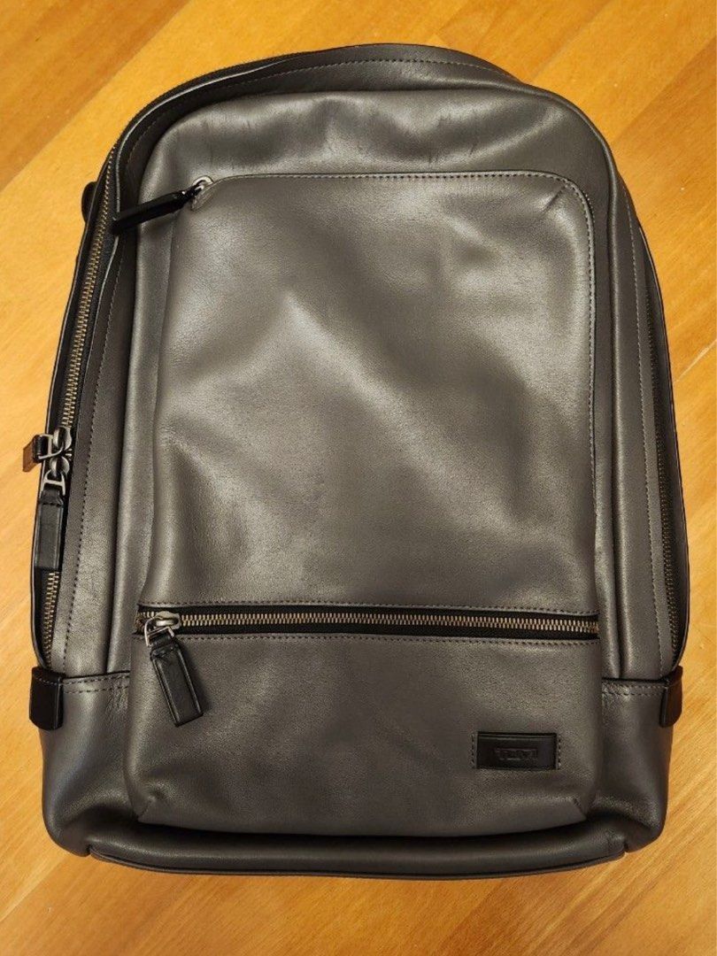 Tumi harrison discount bates backpack leather