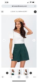 VALARAE COTTON TEXTURED PUFF SLEEVE TOP (M)