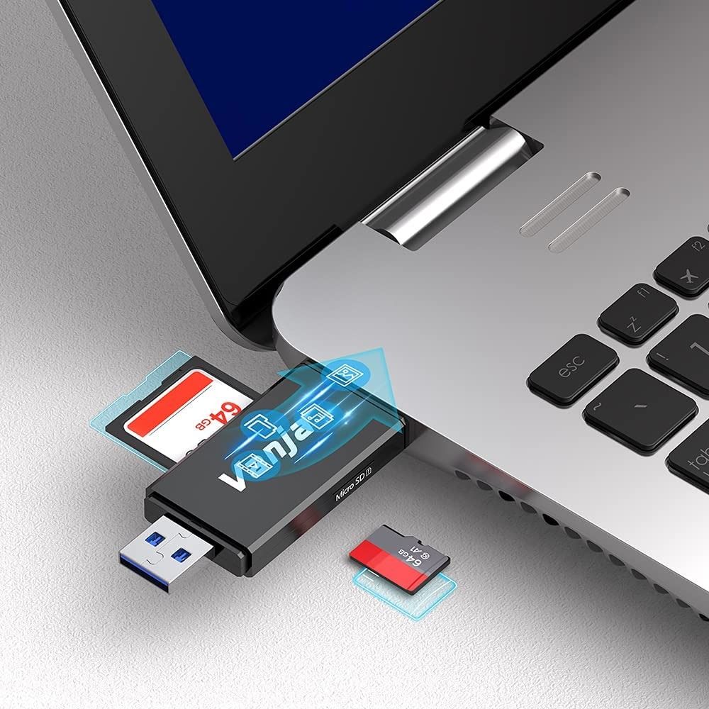 Vanja USB Card Reader, USB 3.0/Type C/Micro USB SD/Micro SD Card Reader