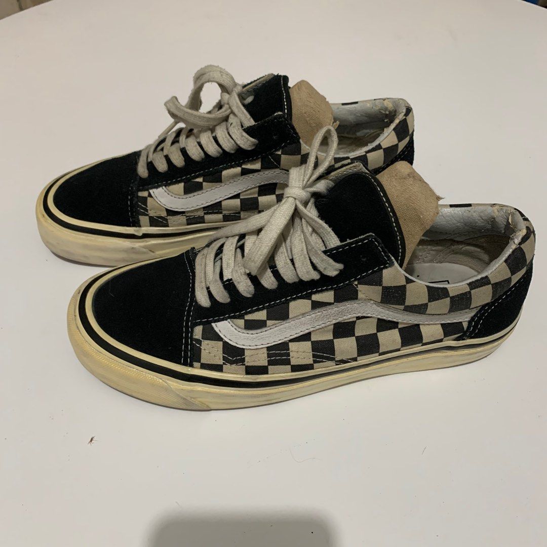 Vans anaheim old skool top checkerboard women's