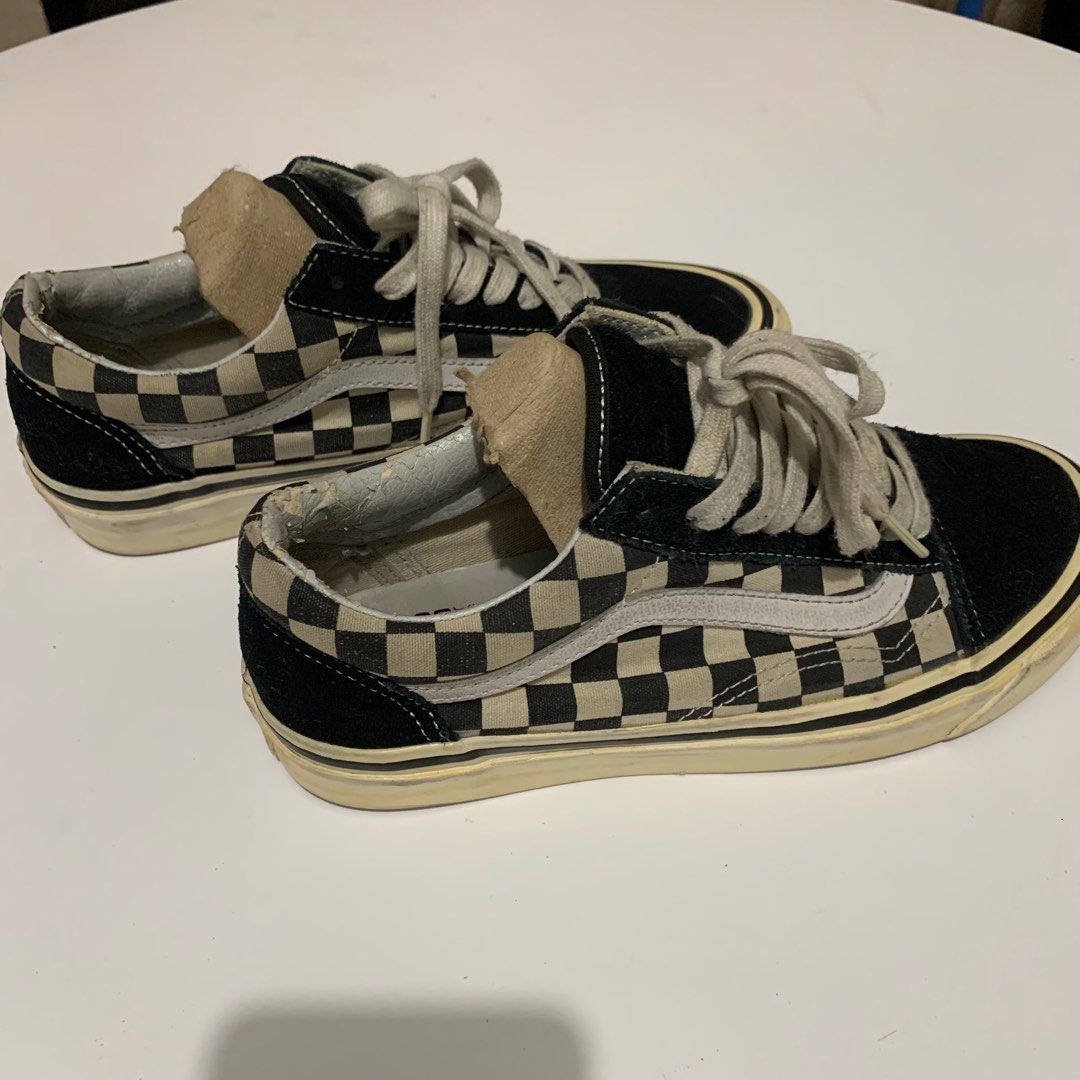 Vans anaheim old skool top checkerboard women's