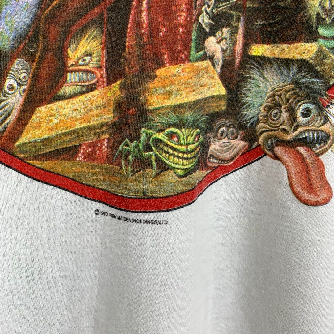 Vintage 1990 Iron Maiden Bring Your Daughter To Slaughter Tee T Shirt