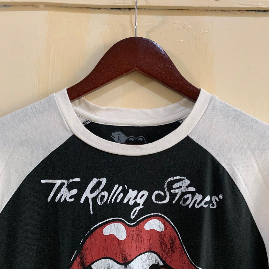 ビンテージ81’s ビンテージThe Rolling stones7部丈Tシャツ Lサイズ