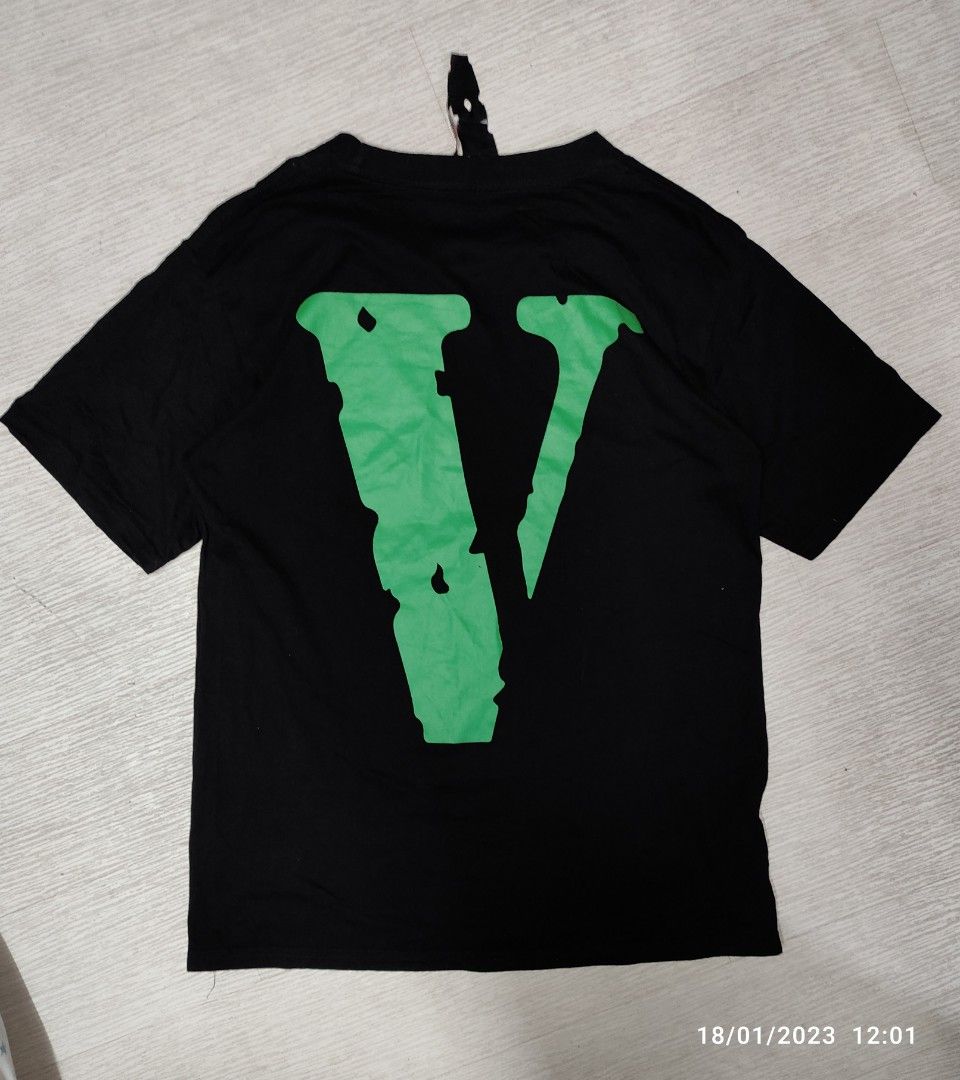 Green vlone new arrivals friends tee