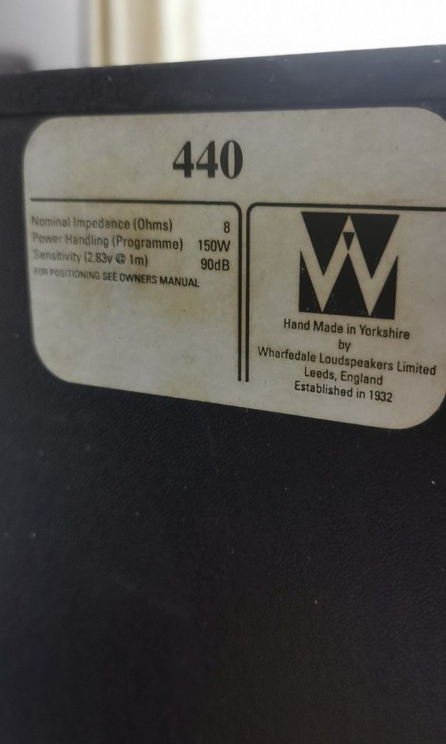 Wharfedale 440 discount