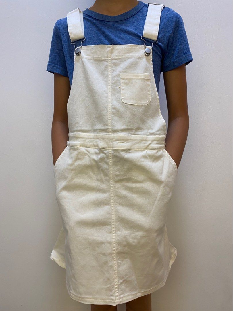white overall skirt Women s Fashion Dresses Sets Dresses on