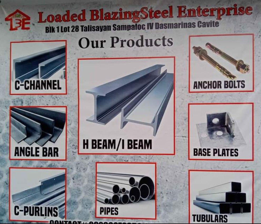 Wide flange( I Beam H Beam) MS Plates Checkered plates Anchor Bolts