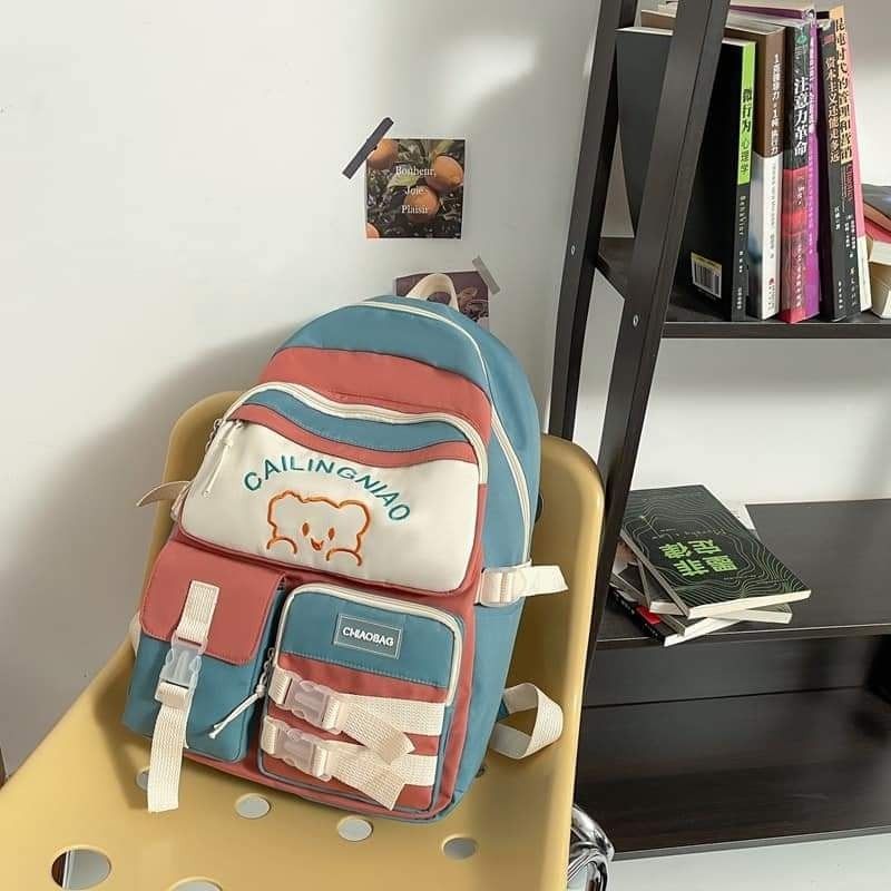 Women Largecapacity High School Student Backpack Ins Japanese