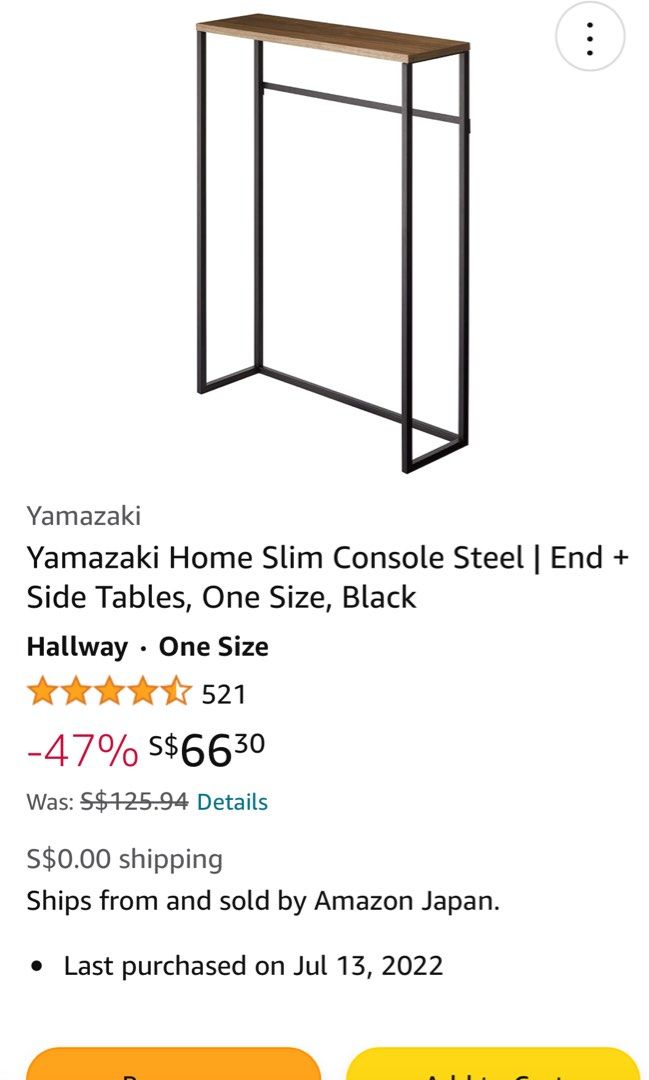 Yamazaki Entryway table, Furniture & Home Living, Furniture, Other Home
