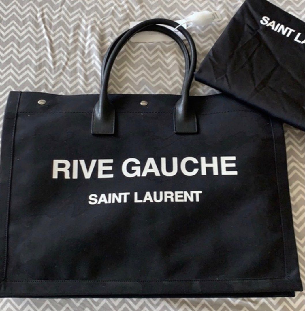 RIVE GAUCHE large tote bag in smooth leather, Saint Laurent