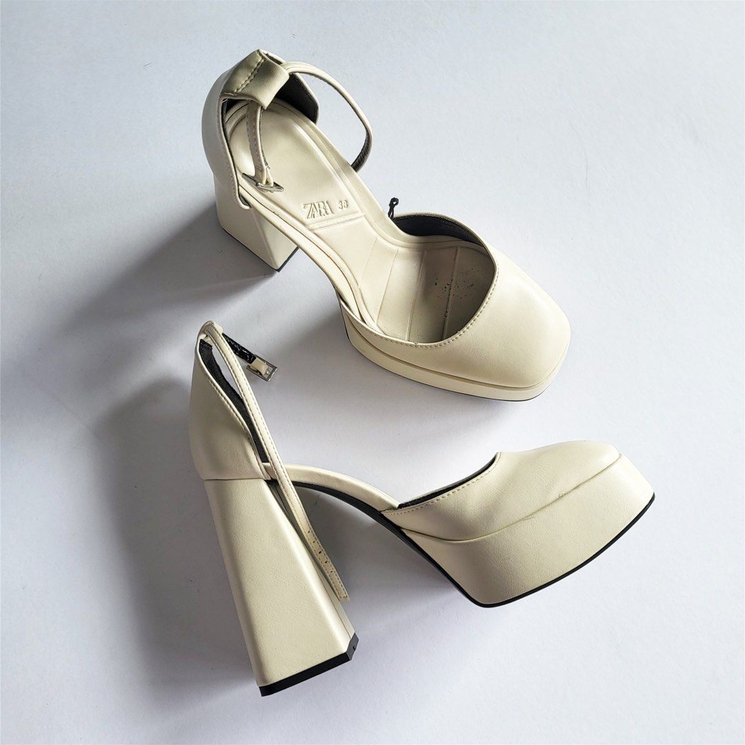Zara hotsell chunky heels