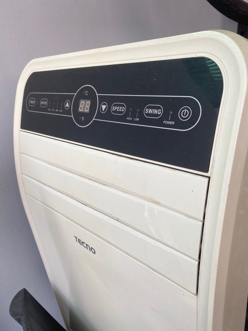 1200 btu Portable Aircon Techno good condition, TV & Home Appliances