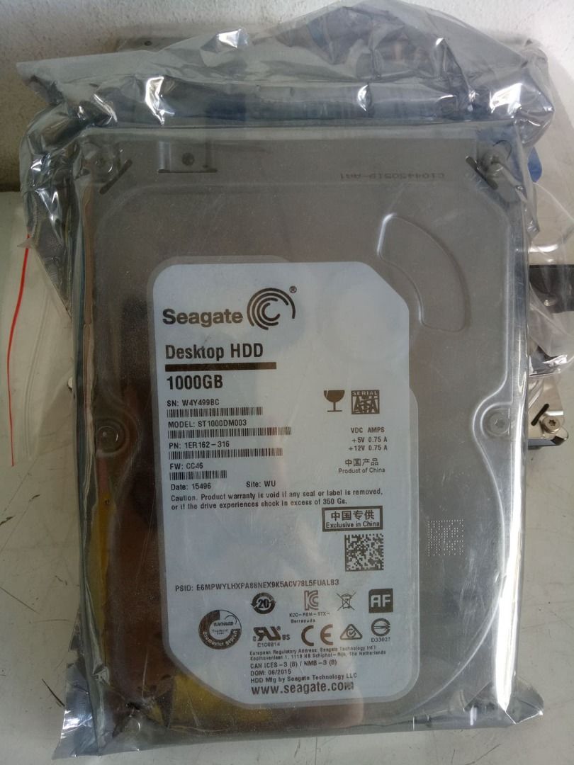 1tb hdd (Category: Computer Parts) located in Caloocan City. Submitted by arlinkPC (Listing ID 1210489902, Image 2). Description: FOR MORE INQUIRIES JUST HIT US A MESSAGE OR VISIT OUR SHOP! WE HAVE LOOOOTS TO OFFER! ?? WE ACCEPT BULK ORDERS!! REACH US OUT: +639634935058 +639694903026 +639462439782.