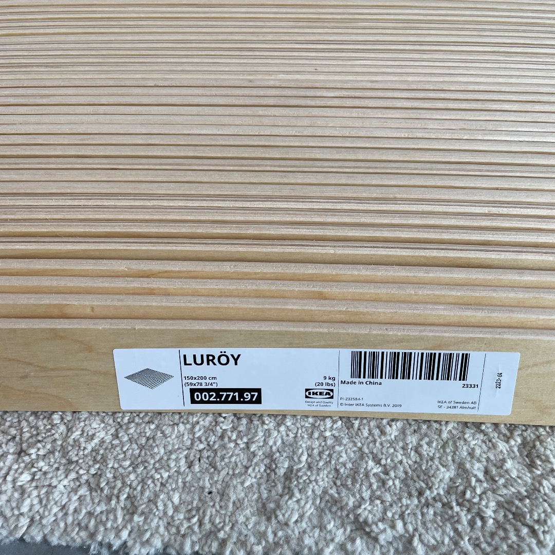 2 IKEA Luroy bed slat bases, Furniture & Home Living, Furniture, Bed ...