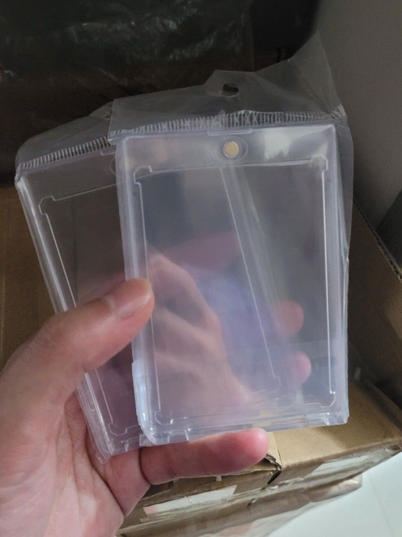 PSA Acrylic Strong Magnetic Case For Pokemon, One Piece TCG Cards   Protective Display Box OP01 Booster