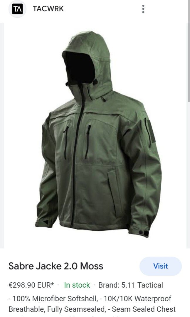511 sabre 2.0 jacket sales