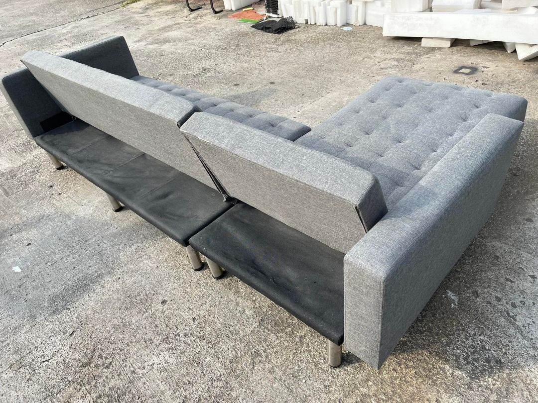 9.5ft Sofa L Extend Bed 4 Seater Adjustable Flexible, Furniture & Home Living, Furniture, Sofas