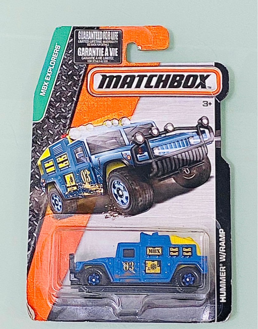 全新 MATCHBOX - HUMMER W/ RAMP 藍色, 興趣及遊戲, 收藏品及紀念品, 古董收藏 - Carousell