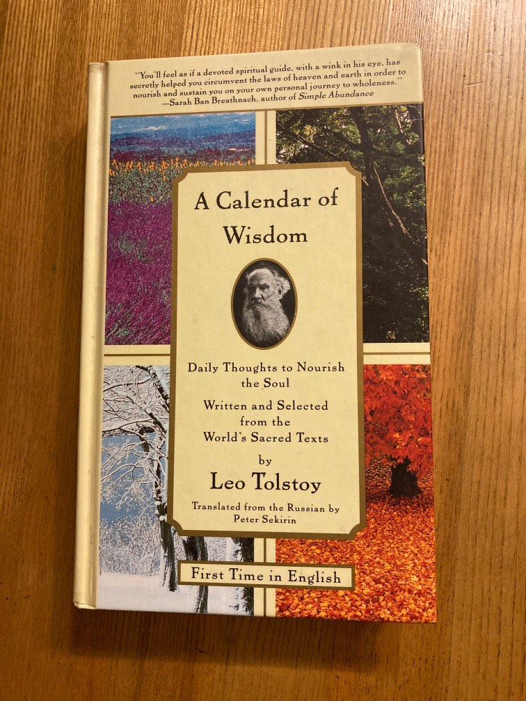 A calendar of wisdom( Leo Tolstoy), Hobbies & Toys, Books & Magazines