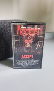 Accept - Restless and Wild Metal Music Audio Cassette Retro Vintage Tape