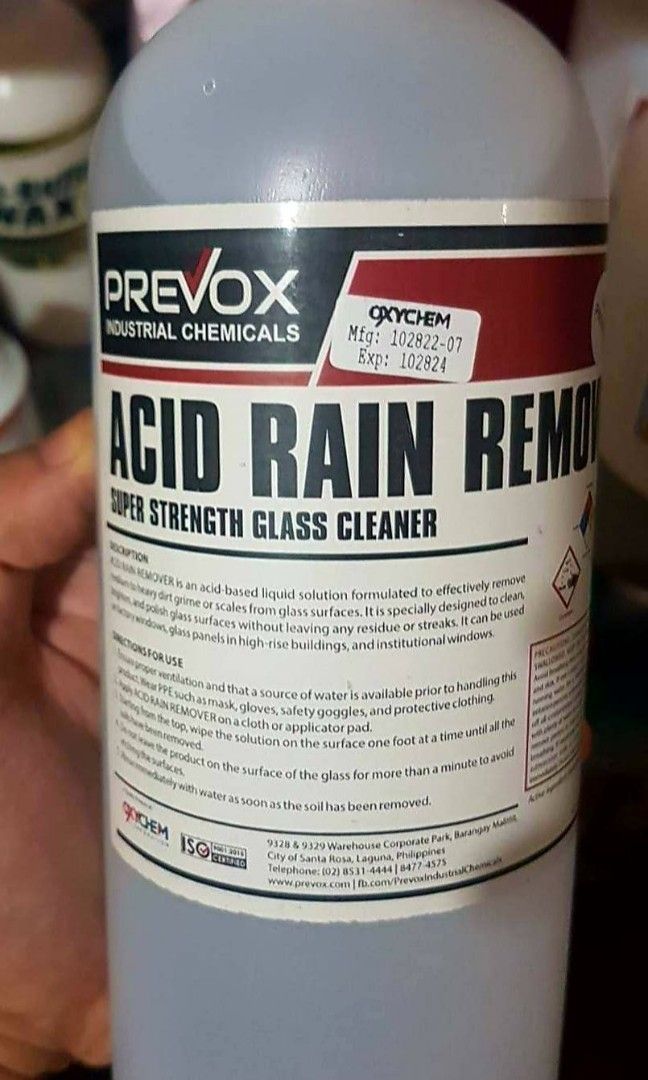 Acid Rain Remover for Windows, Glass Panels, Furniture & Home Living, Cleaning & Homecare