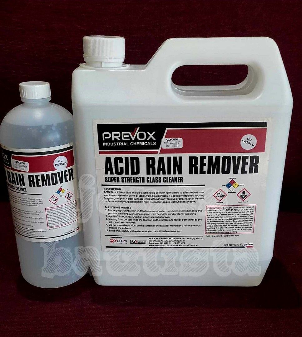 Acid Rain Remover for Windows, Glass Panels, Furniture & Home Living