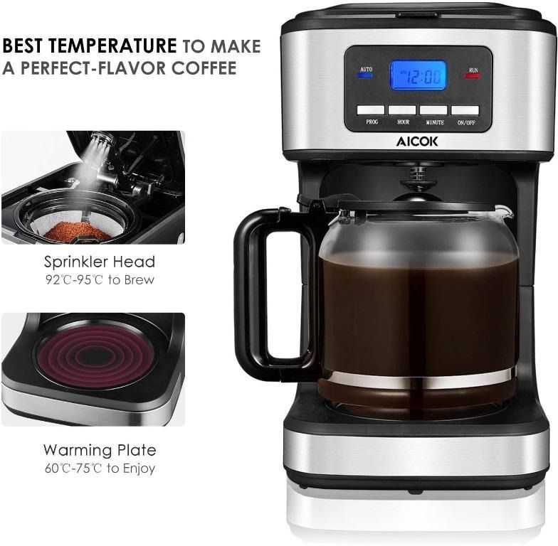 Electric percolator with timer clearance