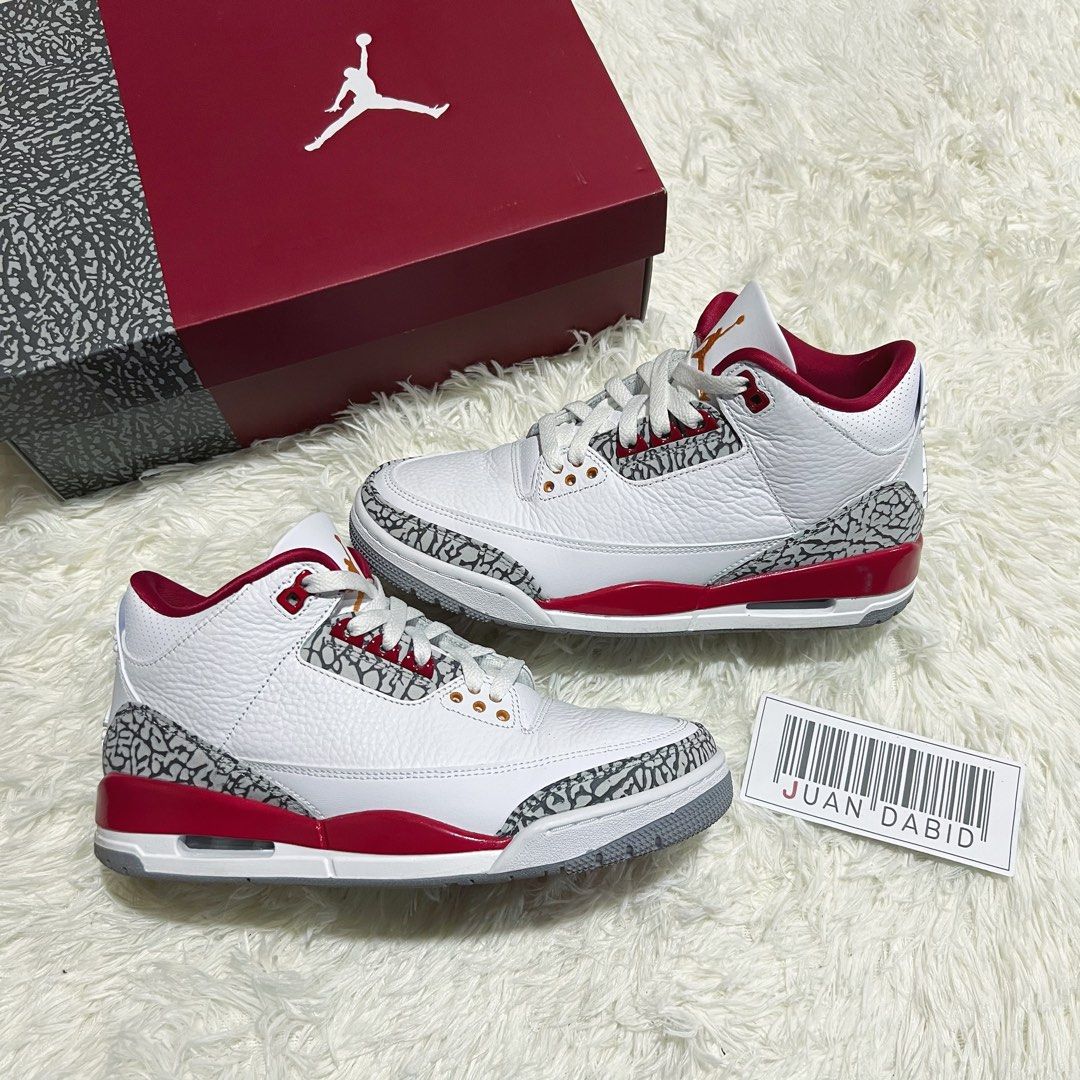 Air jordan 3 rouge outlet