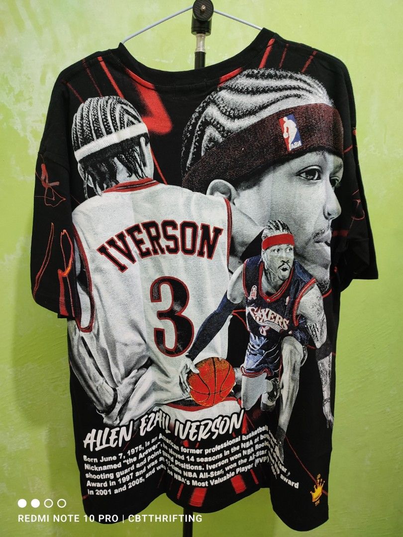 Allen Iverson NBA T Shirt (Category: Tshirts & Polo Shirts ) located in San Pedro. Submitted by CBTthrifting (Listing ID 1210521174, Image 3). Description: 22.5X30.