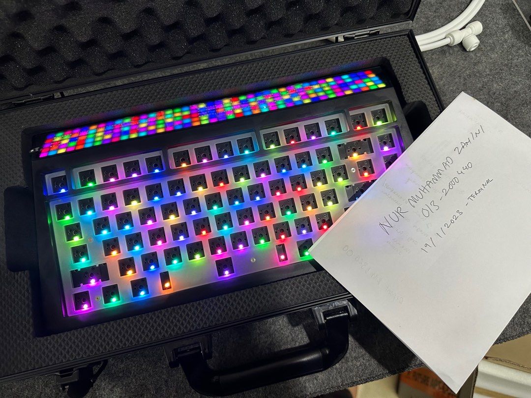 AngryMiao Cyberboard Terminal Custom Mechanical Keyboard, Computers